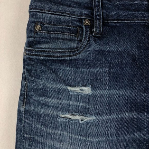 Kut From The Kloth Women's Size 4 Blue Dark Wash Catherine Boyfriend Jeans - Picture 6 of 11